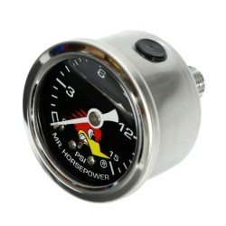 (CC-GA) Clay Smith Cam Fuel Pressure Gauge [CSPG15LFBK]
