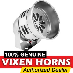 (CC-HR) Vixen Horns 12V Electric Alarm/Siren, Air Raid [‎VXS4006C]