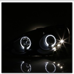 (CC-LHL) ACANII SUBARUACURA RSX INTEGRA DC5 LED Halo Projector  Headlights [‎AC-P-J-ARSX02-HL-BK]