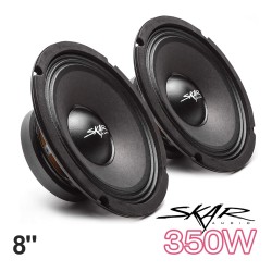 (C-AV-SP) Skar Audio FSX Series 8" 350 Watt 4 Ohm Pro Audio Midrange Loudspeaker, Pair [FSX8-4]