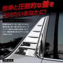 (C-BDTE) SHARE×STYLE (シェアスタイル) TOYOTA ALPHARD VELLFIRE (30 Early) B Pillar Cover [to-alvl06-me0212-si]