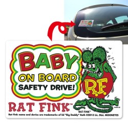 (CC-SK) Rat Fink Baby on Board Sticker [RDF044]