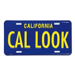 (CC-LP) MOONEYES “California” Steel License Plates (Blue) [MG081CLBL]