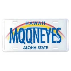 (CC-LP) MOONEYES “Hawaii ” Steel License Plates [MG081HI]