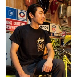 (G-AP-TSS) MOON Custom Cycle Shop T-Shirt [MQT152BK]
