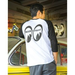 (G-AP-TSS) MOON Equipped 3/4 Sleeve T-Shirt [MQTL148WB]