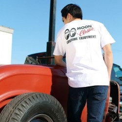 (G-AP-TSS) MOON Classic Logo T-Shirt with Pocket [QTM005WH]