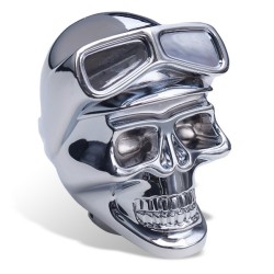 (CC-SS) Chrome Shift Knob Skull with Goggles [AA005CU]