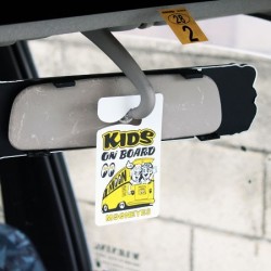 (CC-OR) MOONEYES Parking Permit - KIDS ON BOARD [MG453]