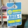 (CC-OR) MOONEYES Area-1 Parking Permit [MG464BL]