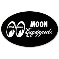 (CC-SK) MOON Equipped Oval Sticker [MQD027BK]