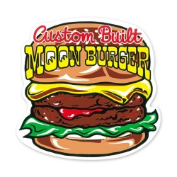(CC-SK) MOON Burger Sticker [DM184]