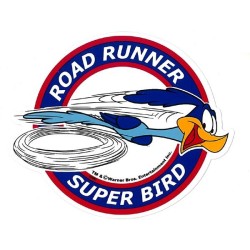 (CC-SK) Road Runner Super Bird Sticker [RRD001]