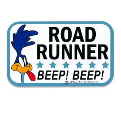 (CC-SK) Road Runner Beep Beep Square Sticker [RRD007]