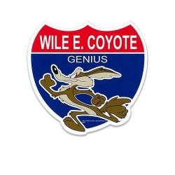 (CC-SK) Road Runner Wile E. Coyote Route Sign Sticker [RRD006]