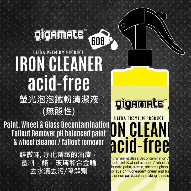 gigamate 608 IRON CLEANER acid-free [GG608]