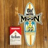 (CC-SK) MOON Surfboard Sticker [DM147]
