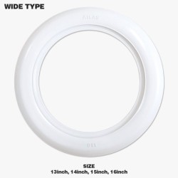 (CC-WRWW) White Ribbon Port-O-Wall (WIDE) Set [WWW]