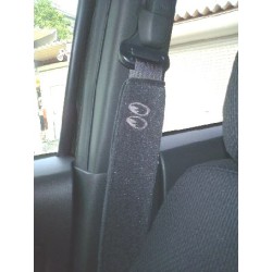 (CC-CSB) MOONEYES Velour Seat Belt Cushion [DKSB]