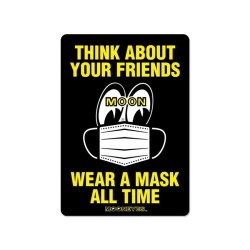 (CC-SK) MOON Message Sticker Wear A Mask [DM235WM]