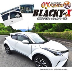 (C-BDDV) OX (バイザー) BLACKY-X TOYOTA 豐田 C-HR Door Visor