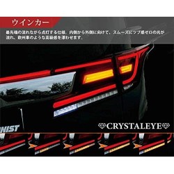 (CC-LTL) CRYSTALEYE (クリスタルアイ) TOYOTA ALPHARD VELLFIRE (30 Late) LED Fiber Full Tail Lights [‎J264]